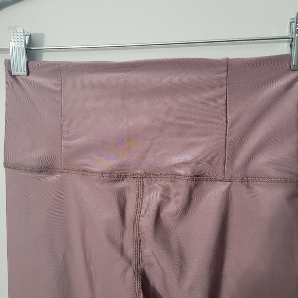 Filippa K Mauve Cropped Gloss Leggings - Picture 8 of 11